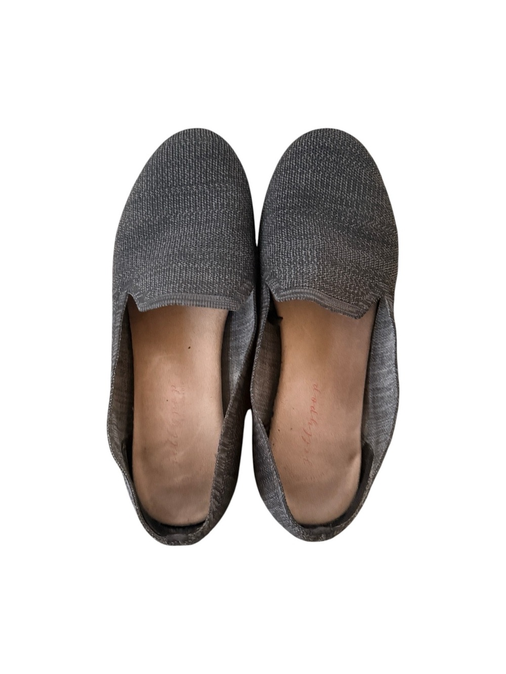 Jellypop Gray Knit Slip-On Flats – Women’s 10